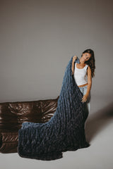 Navy Ombre